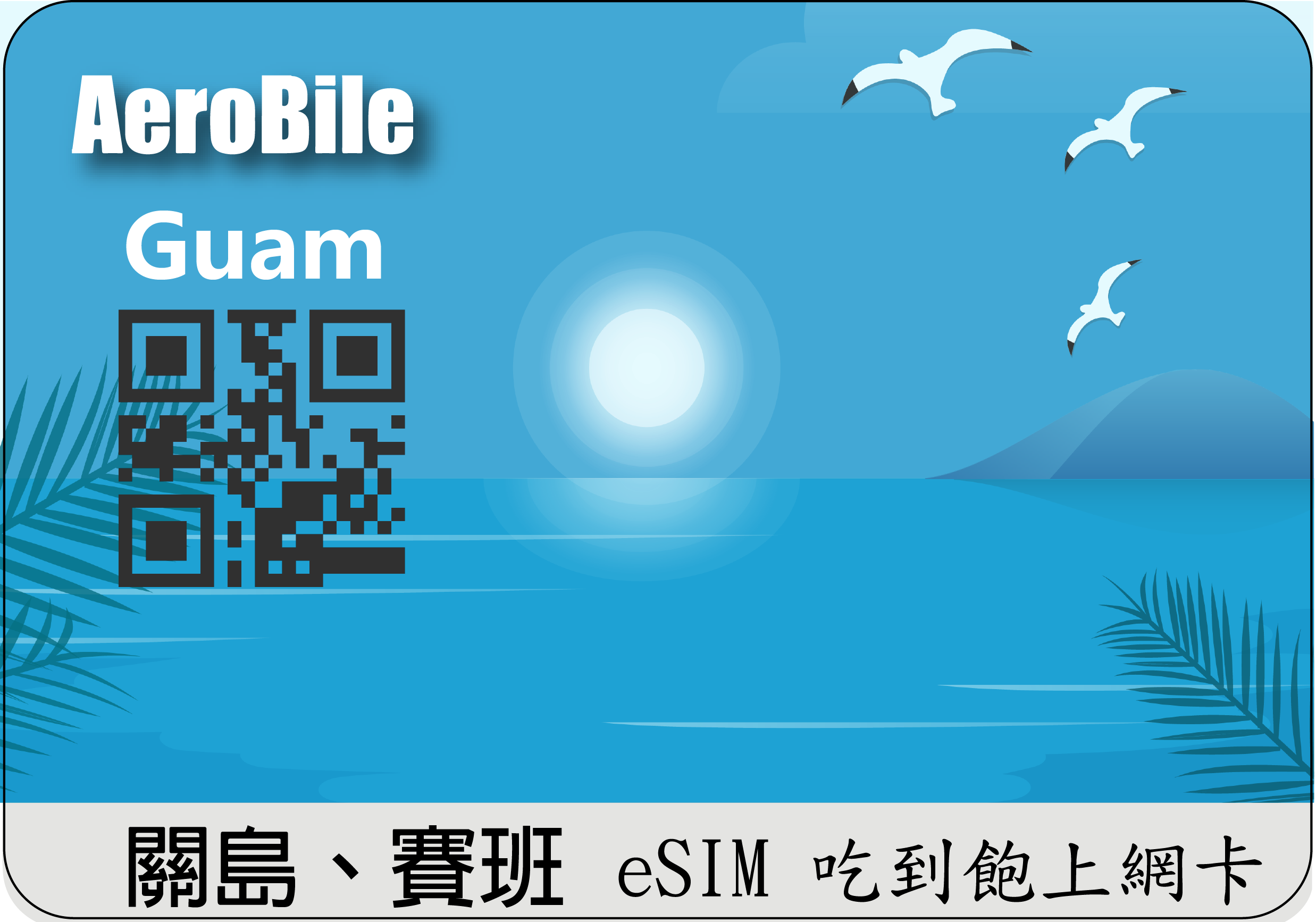 eSIM關島上網8天6GB 降速吃到飽上網卡(B)台灣安裝eSIM會立即啟用方案(EA16)